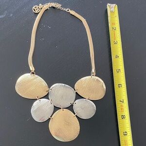 Elegant Gold and Silver Necklace